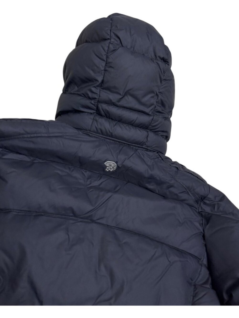 MOUNTAIN HARDWEAR Coat Down Fill Black Winter Long Puffer Parka Jacket Womens S - Picture 5 of 9